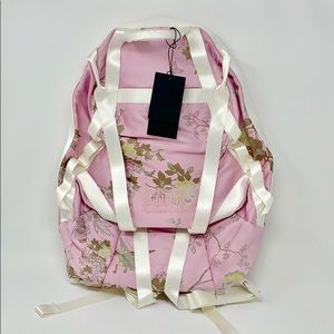 SOLD! Rihanna Fenty Puma, Parachute Pink Floral Backpack
